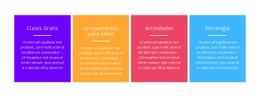 Menú CSS Para Células Coloreadas Del Repetidor De Cuadrícula