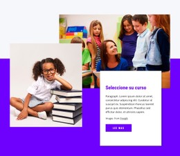 Selecciona Tu Curso Plantilla CSS Gratuita
