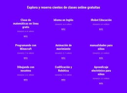 700 Cursos Gratuitos En Línea Plantilla CSS Adaptable