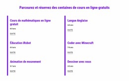 Réserver Des Cours En Ligne Gratuits