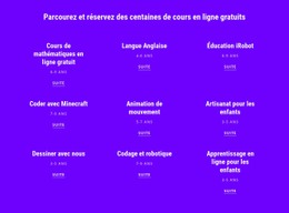 700 Cours En Ligne Gratuits Modèle CSS Réactif