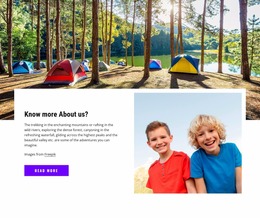 Welcome To Kids Camp - HTML Generator Online