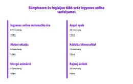 Foglaljon Ingyenes Online Órákat Bootstrap Sablonok
