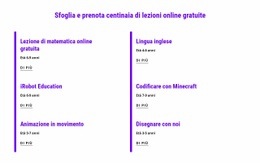 Prenota Lezioni Online Gratuite #Html5-Template-It-Seo-One-Item-Suffix