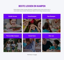 Beste Lessen En Kampen - Creatieve Multifunctionele Sjabloon