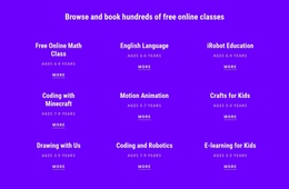 700 Free Online Courses One Page Template