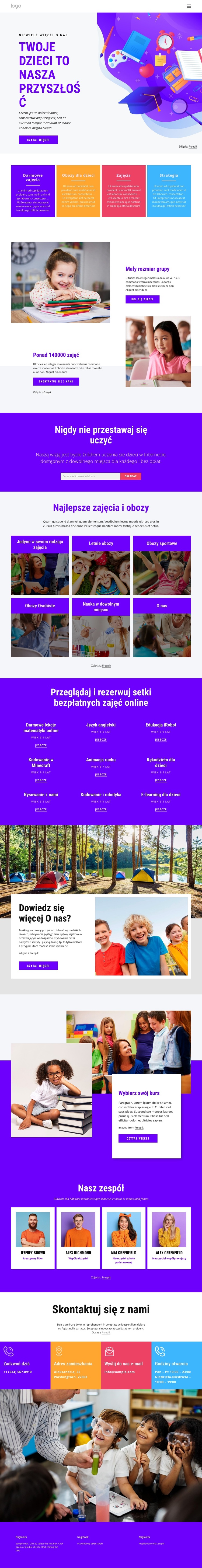 Rozpocznij naukę za darmo Motyw WordPress