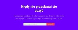 Darmowy CSS Dla Nigdy Nie Przestawaj Się Uczyć