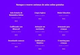 700 Cursos Online Gratuitos - Inspiração Para O Design Do Site