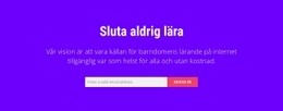 Sluta Aldrig Lära Premium CSS-Mall