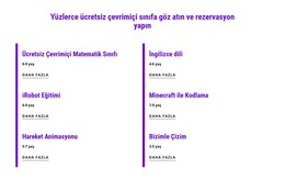 Ücretsiz Çevrimiçi Dersler Için Rezervasyon Yapın - Duyarlı HTML5 Şablonu