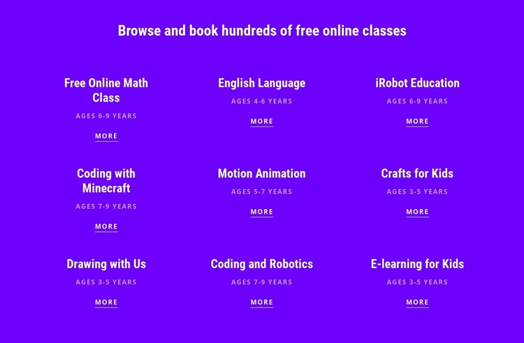 700 free online courses Website Mockup