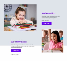 Over 14k Classes Responsive Template