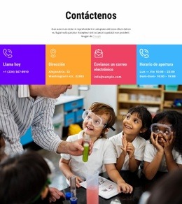 Programas De Ciencia - Plantillas De Sitios Web