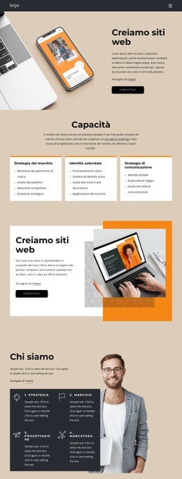 Costruiamo Nuovi Design - Mockup Del Sito Web Reattivo