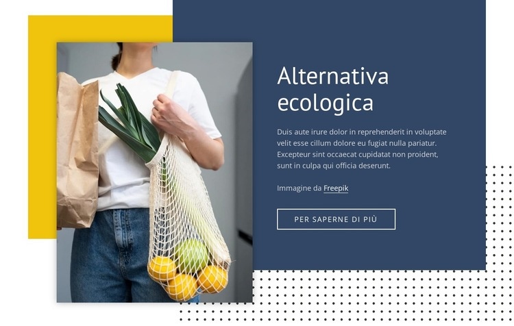 7 alternative ecologiche Modello