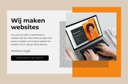 Geweldige Websites En Digitale Producten - HTML Template Builder