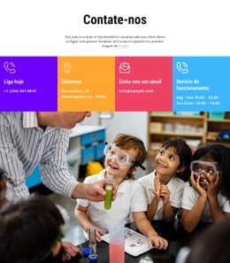 Programas De Ciências - Landing Page Criativa Multiuso