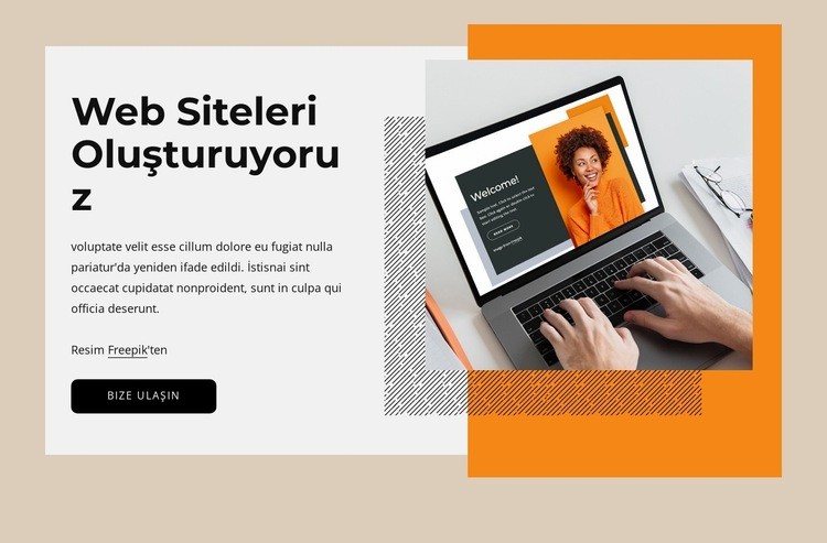 Harika web siteleri ve dijital ürünler Html Web Sitesi Oluşturucu