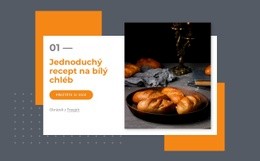 Jednoduchý Recept Na Bílý Chléb Jednoduchá Šablona CSS