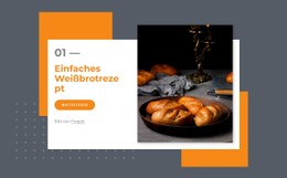 Einfaches Weißbrotrezept Einfache CSS-Vorlage