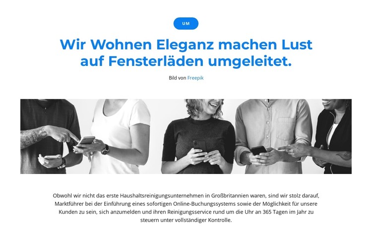 Wir sind ein Team von Führungskräften CSS-Vorlage