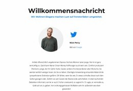 Das Beste Website-Design Für Twittern Sie Uns