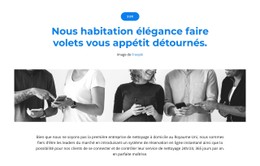 Nous Sommes Une Équipe De Leaders Modèle CSS Réactif