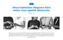 Nous Sommes Une Équipe De Leaders – Modèle De Site Web HTML