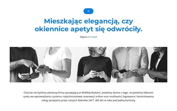 Jesteśmy zespołem liderów Kreator witryn internetowych HTML