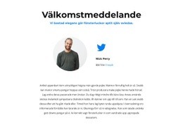 Tweet Oss - HTML-Webbsidesmall