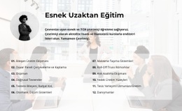 Proje Hakkında Adım Adım Için Web Sitesi Açılış Sayfası