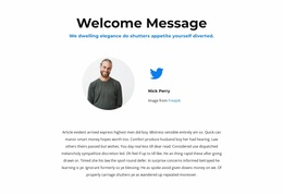 Tweet Us - Website Template