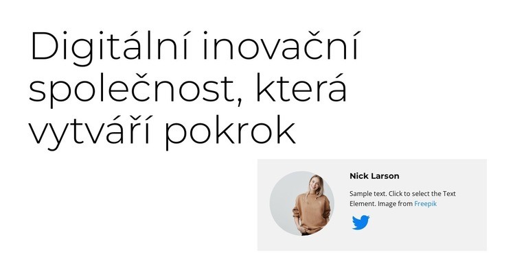 Inovace v práci Šablona CSS