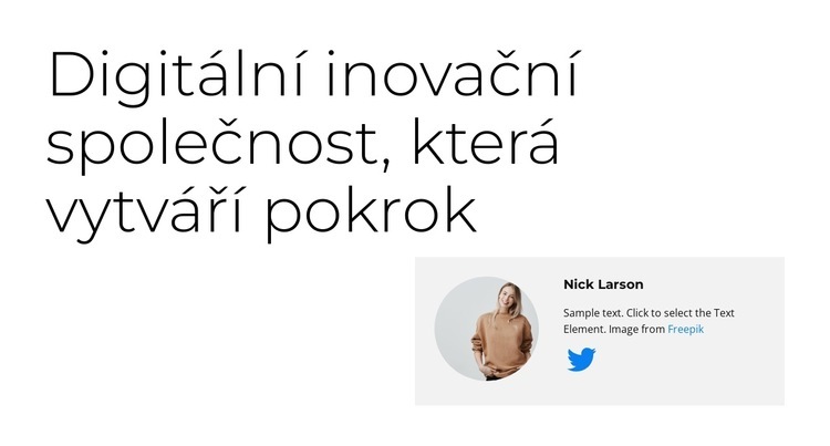 Inovace v práci Webový design