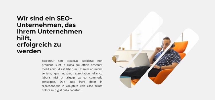 Startup-Investition Joomla Vorlage