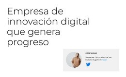 Maqueta De Sitio Web Premium Para Innovación En El Trabajo