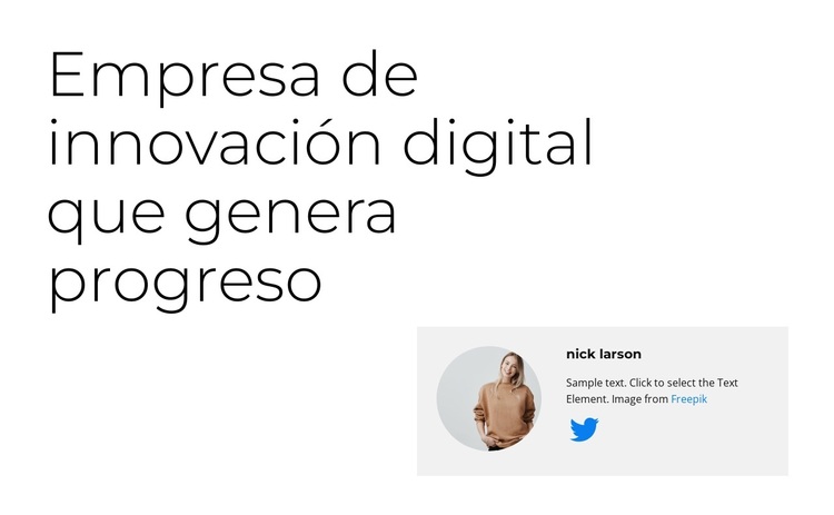 Innovación en el trabajo Tema de WordPress