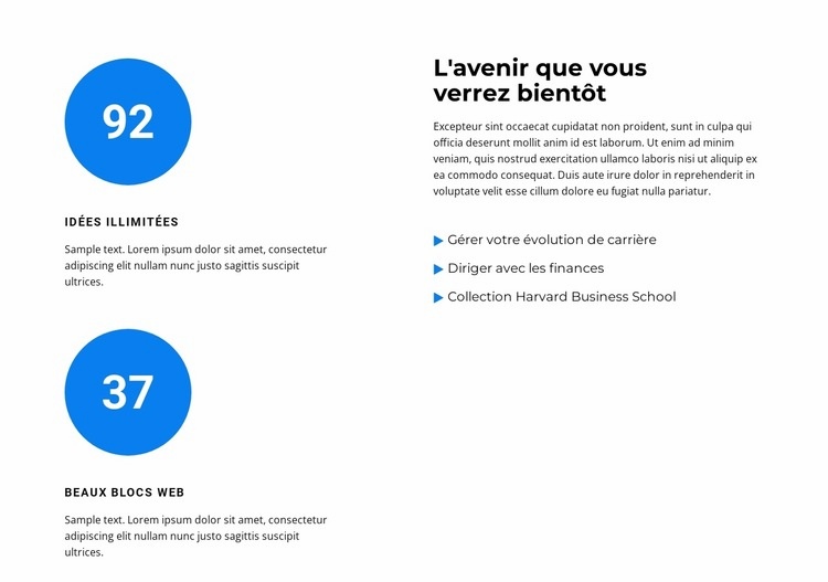 Organisation de rendez-vous d'affaires Maquette de site Web