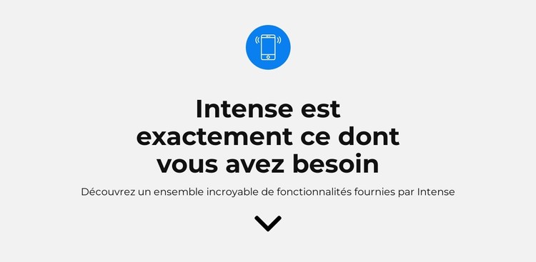 De quoi avez-vous besoin Modèle CSS