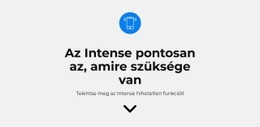 Mire Van Szükséged - HTML Oldalsablon