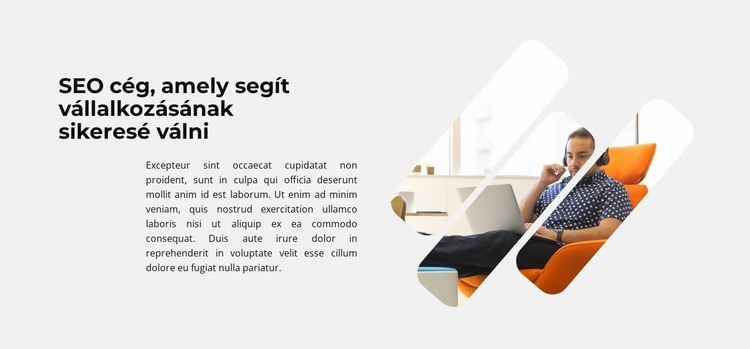 Startup beruházás HTML Sablon