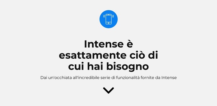 Di che cosa hai bisogno Modello CSS