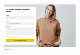 Schrijf Naar Onze Vertegenwoordiger - HTML5-Sjabloon Gratis Downloaden