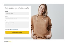 Escreva Para Nosso Representante - Modelo Para Adicionar Elementos À Página