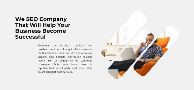 Startup investment Squarespace Template Alternative