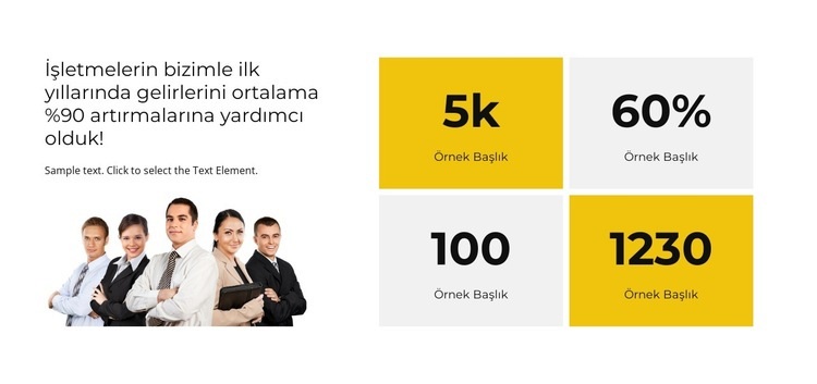 Proje kazanma sayacı Html Web Sitesi Oluşturucu