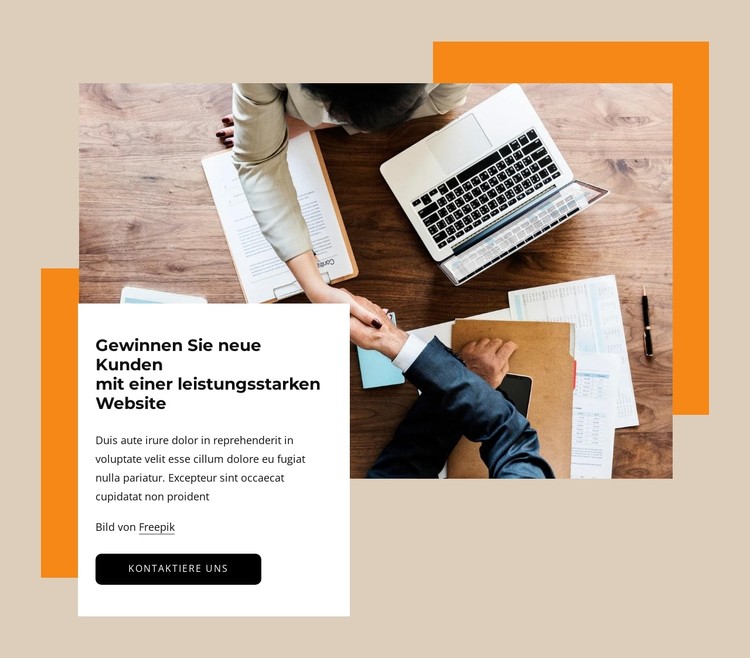 Leistungsstarkes Webdesign CSS-Vorlage