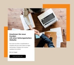 Website-Design Für Leistungsstarkes Webdesign