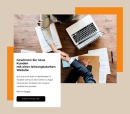Leistungsstarkes Webdesign - Benutzerdefinierte Zielseite
